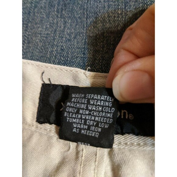 Xhilaration Juniors Size 11 Skirt Khaki Tan Embroidered Floral Womens - Picture 5 of 6